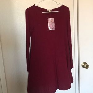 Long sleeve flowy dress